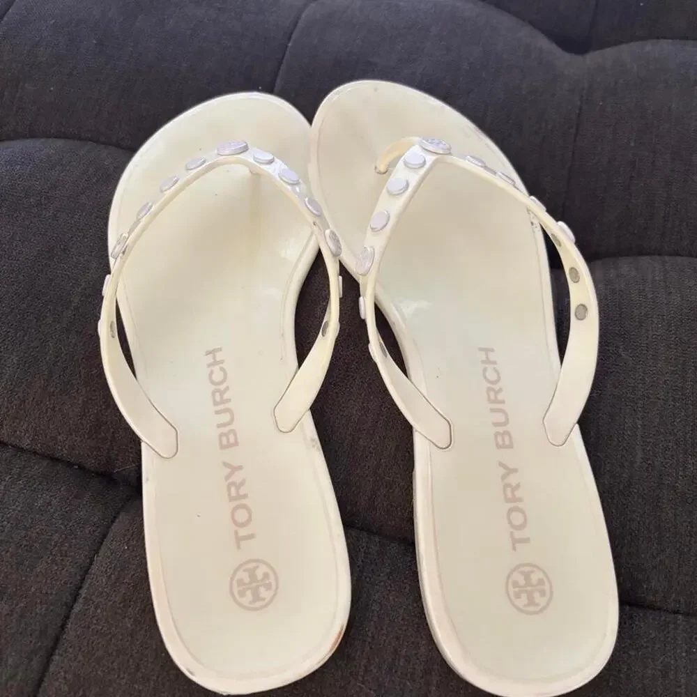 Tory burch white cream